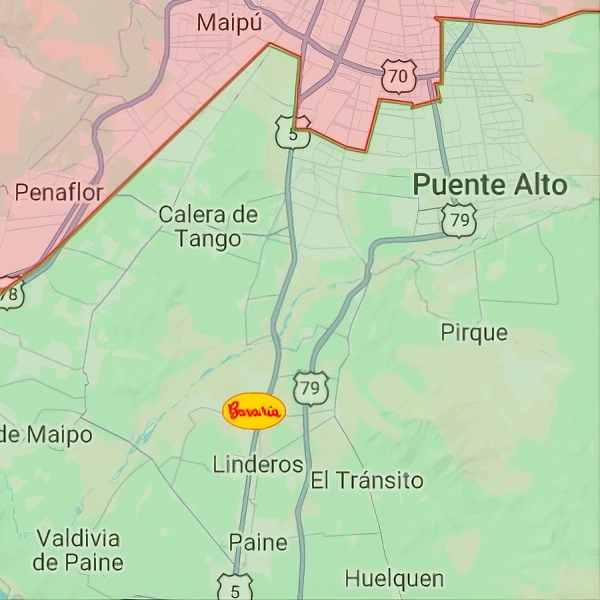 Mapa de Cobertura Buin